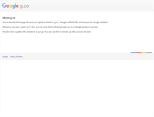 Tablet Screenshot of g.co
